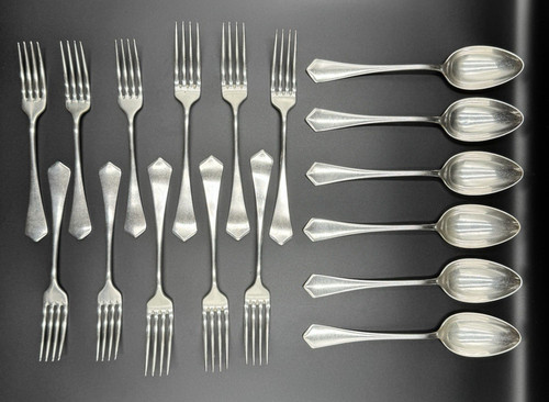 Vtg piece lot antique - 17-piece,